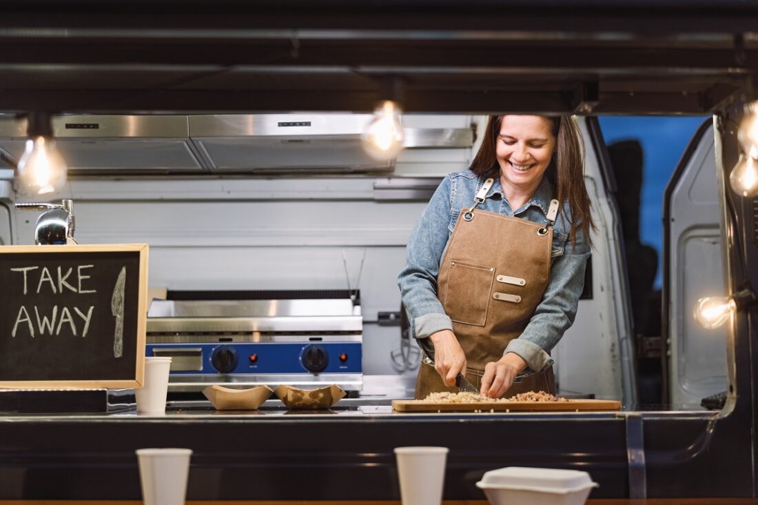 Food,Truck,Owner,Preparing,Meal,Recipe,-,Modern,Kitchen,Business